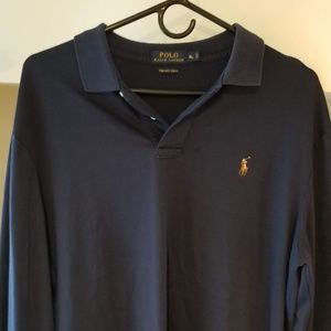 Men's Classic-Fit Long Sleeve Soft-Touch Polo